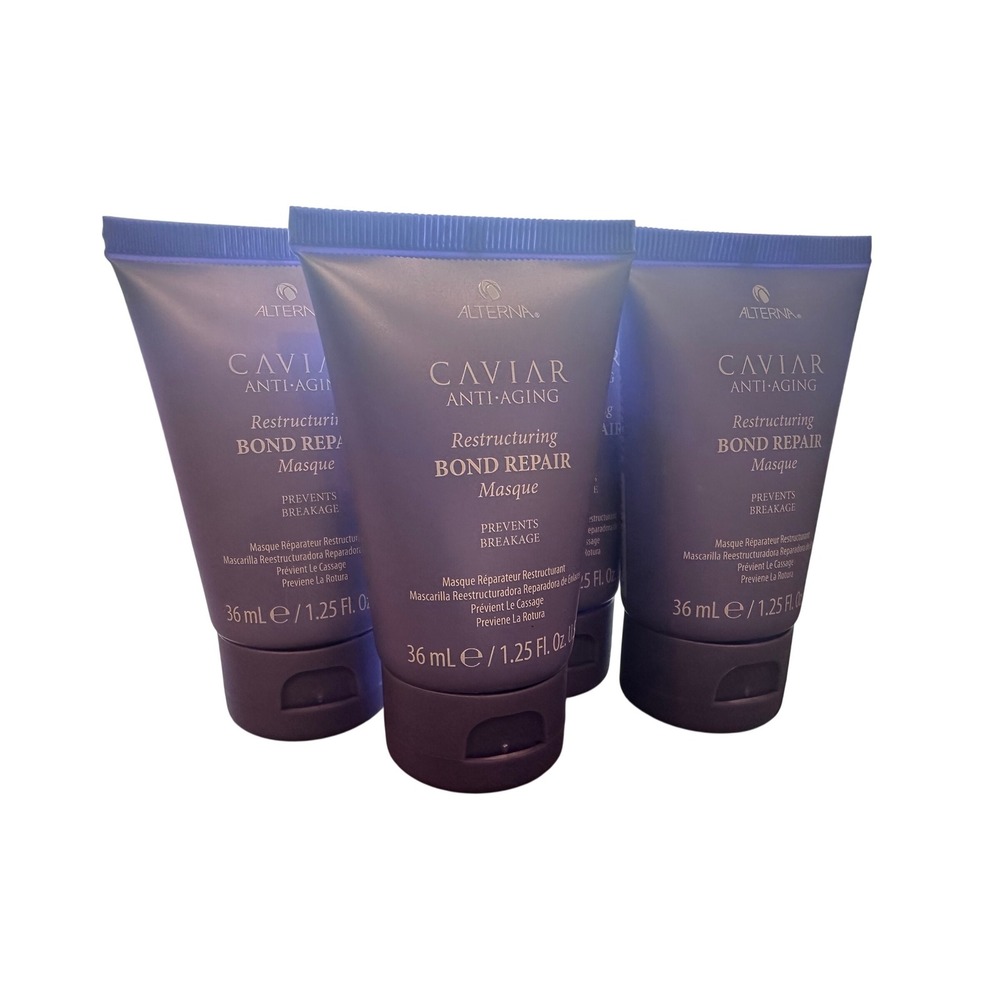 SET OF 4 Alterna Caviar Anti Aging Restructuring‎ Bond Repair Masque